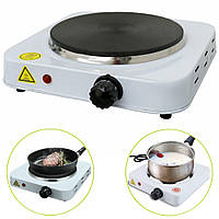 Плита електрична H-002F, на одну конфорку / Настільна одноконфоркова електроплита / Дискова плитка