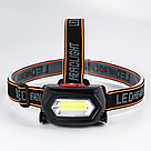 Акумуляторний ліхтар налобний з USB-зарядкою, BL 203 COB / Налобний ліхтарик на голову з акумулятором, фото 5