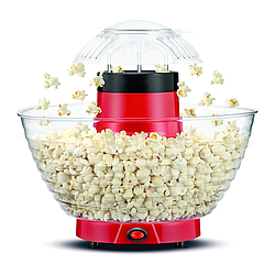Апарат для приготування попкорну Haeger HG-9001, 1200Вт, від мережі / Домашня попкорниця / Машина для попкорну
