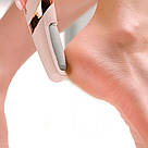Електрична пемза для ніг + 2 ролика, Flawless Pedi, USB / Апарат для педикюру / Акумуляторна пилка для ніг, фото 3