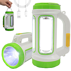 Переносний ліхтар-прожектор із сонячною панеллю, D5158 / Підвісна кемпінгова акумуляторна лампа