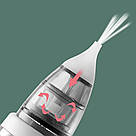 Дитячий аспіратор для носа 2в1, USB-C, + 3 насадки, BABY NOSE / Соплевідсмоктувач назальний електронний, фото 9