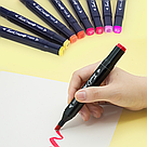 Набір двосторонніх маркерів в чохлі, 204 шт / Маркери для малювання / Маркери для скетчингу, фото 3