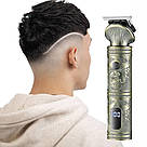 Машинка для стрижки волосся, з дисплеєм, USB, 4в1, VGR 962 / Тример для бороди та вусів з акумулятором, фото 4