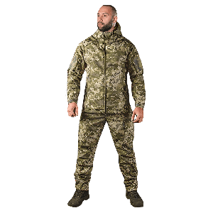 Костюм камуфляжний тактичний SoftShell Піксель