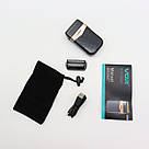 Електробритва триммер з насадками V-331 / Прилад для стрижки волосся та бороди / Чоловіча акумуляторна бритва, фото 9