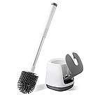 Йоршик для унітазу з автоматичним відкриттям та силіконовою щіткою / Йоршик-щітка для унітазу, фото 2