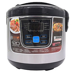 Мультиварка 6л, 1500Вт, 12 програм, Rainberg RB-801 / Пароварка мультиварка з антипригарним покриттям