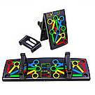Дошка для віджимань 14в1 Foldable Push Up Board / Платформа з упорами для віджимань / Тренажер для віджимання, фото 6