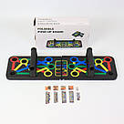 Дошка для віджимань 14в1 Foldable Push Up Board / Платформа з упорами для віджимань / Тренажер для віджимання, фото 10