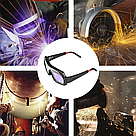 Захисні зварювальні окуляри Хамелеон, з чохлом / Окуляри зварювальника / Окуляри для зварювання з автоматичним затемненням, фото 6