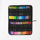Акварельні маркери двосторонні 48шт із сумкою, Color pencil / Набір маркерів для малювання / Скетч маркери, фото 10