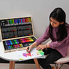 Художній набір для малювання на 180 предметів, у валізці / Дитячий набір для творчості, фото 5