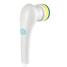 Електрична щітка для прибирання з 5 насадками, Magic Brush, з USB / Бездротова електрощітка для прибирання, фото 4