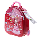 Ігровий набір у валізці для дівчаток 2в1, на 31 предмет, Fashion Girl / Іграшковий набір салон краси, фото 7