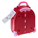 Ігровий набір у валізці для дівчаток 2в1, на 31 предмет, Fashion Girl / Іграшковий набір салон краси, фото 8