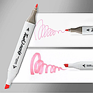 Набір двосторонніх маркерів для скетчингу 36 шт SKETCH MARKER ART-0001 / Скетч маркери для малювання, фото 6