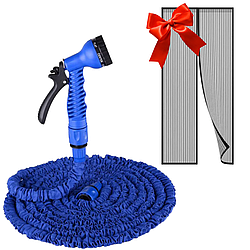 Садовий шланг 75 м V-HOSE PRO + Подарунок Антимоскітна штора 210x100см Magic Mesh / Поливальний шланг