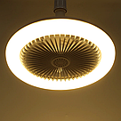 Лампа вентилятор в патрон Е27 + пульт, CHP-006, Біла / Світлодіодний стельовий світильник, фото 8