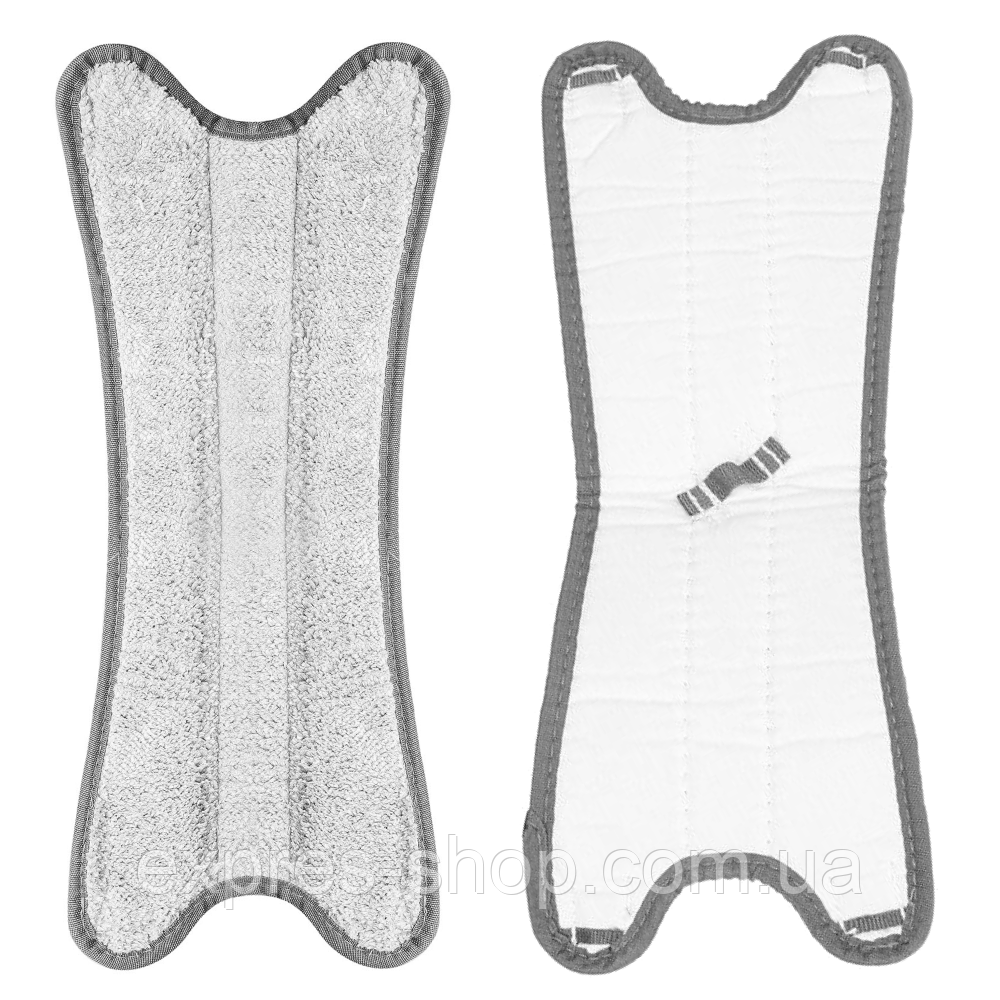 Змінна насадка на швабру з мікрофібри 37х14,5 см X-TAPE MAG-731 / Запаска для швабри з віджимом, фото 1