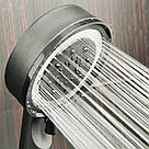 Лійка для душу, 5 режимів, Чорна / Насадка для душу / Масажна лійка / Душова лійка / Насадка на душ, фото 2