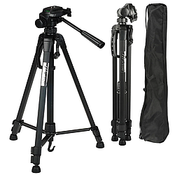 Штатив 55-140 см регульований для смартфона та фотоапарата WT-3520 / Трипод для блогера / Тренога