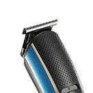 Машинка триммер для стрижки волосся 8в1 VGR V-172, з USB / Акумуляторна машинка для волосся, бороди та носа, фото 6