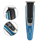 Машинка триммер для стрижки волосся 8в1 VGR V-172, з USB / Акумуляторна машинка для волосся, бороди та носа, фото 8