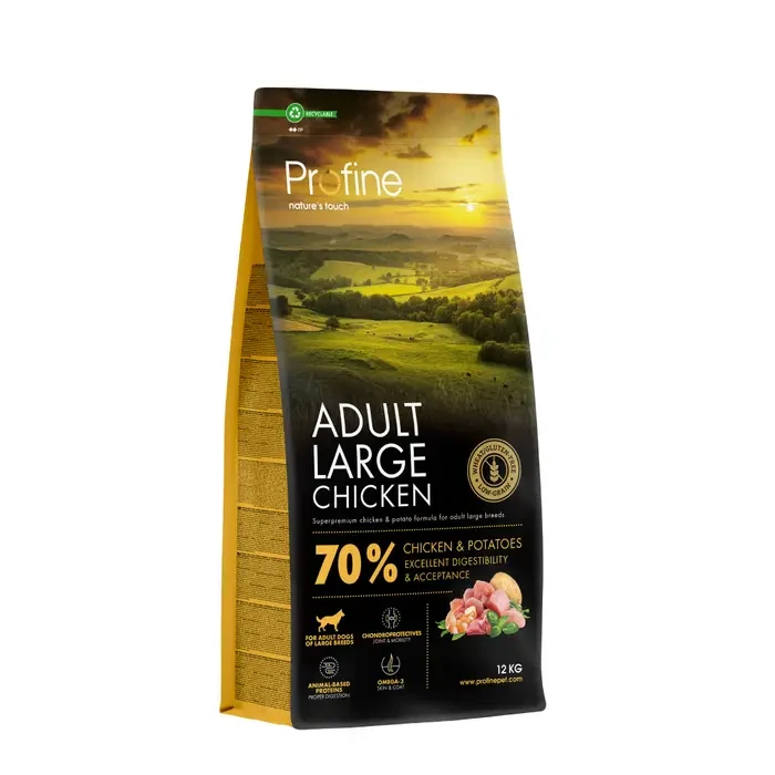 Profine Adult Large Chicken & Potatoes сухий корм для собак великих порід з куркою, 12 кг
