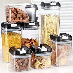 Набір контейнерів 7шт для зберігання сипучих Food storage container / Органайзер для круп