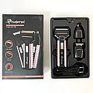 Електробритва тример 3в1, GM 789 / Акумуляторна бритва для бороди та носа / Бездротовий триммер для гоління, фото 9