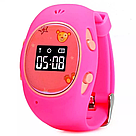 Смарт годинник з GPS-трекером і сім-картою, G65, Рожевий / Дитячий смарт годинник / Розумний смарт годинник для дітей, фото 6