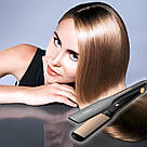 Праска для волосся з керамічними пластинами 740Вт, SK-1909 / Плойка для вирівнювання волосся / Випрямляч волосся, фото 2