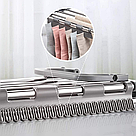 Сушарка для одягу на радіатор, 69х31,5х20,5 см, 3270B, Сіра / Сушарка для білизни / Сушка на батарею, фото 3