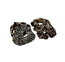 Велюрова гумка леопард