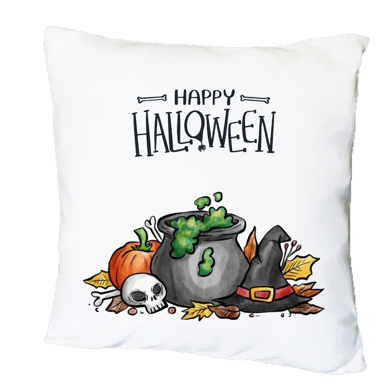 Подушка з друком "Happy Helloween" (21017)