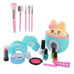 Набір для манікюру HZ004, Зелений / Набір дитячий для дівчаток для створення манікюру