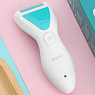 Електрична пемза для ніг з 2 насадками, від USB, VGR V-812 / Акумуляторна пемза для п'ят / Електропемза, фото 8