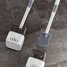 Туалетний йоржик із гнучкою силіконовою щіткою, Мікс / Силіконовий йоржик для унітазу / Йоржик для туалету, фото 8