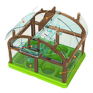 Набір для вирощування рослин для дітей з насінням "Домашня теплиця", Зелений / Дитячий набір садівника, фото 3