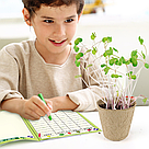 Набір для вирощування рослин для дітей з насінням "Домашня теплиця", Зелений / Дитячий набір садівника, фото 8