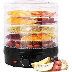 Сушка для фруктів та овочів 5 ярусів, 800Вт, Rainberg RB-912 / Дегідратор / Електросушарка для фруктів