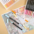 Профісіональний набір маркерів на водній основі 48 шт. / Маркери для малювання, фото 4