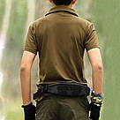 Спортивна сумка на пояс 38х12х2см, Чорна / Бананка / Сумка для бігу / Маленька сумка для спорту, фото 2