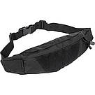 Спортивна сумка на пояс 38х12х2см, Чорна / Бананка / Сумка для бігу / Маленька сумка для спорту, фото 8