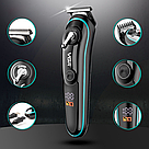 Бездротова машинка для стрижки волосся + 4 насадки, VGR V-075 / Професійна машинка тример для стрижки, фото 2
