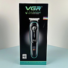 Бездротова машинка для стрижки волосся + 4 насадки, VGR V-075 / Професійна машинка тример для стрижки, фото 10