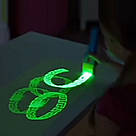 Набір для малювання світлом 58,5x22см, від батарейок, Glow Magic / Набір малюй світлом / Палітра візерунків, фото 2