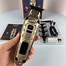 Бездротова машинка для стрижки волосся з дисплеєм + 4 насадки, VGR V-901 / Чоловічий тример для стрижки, фото 7