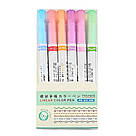 Набір маркерів роликового типу з візерунками, 6 шт / Роликові маркери / Набір фігурних текстових маркерів, фото 9